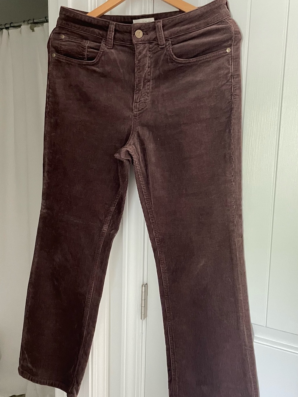 NWT Pilcro Brown Corduroy Straight-Leg Jeans